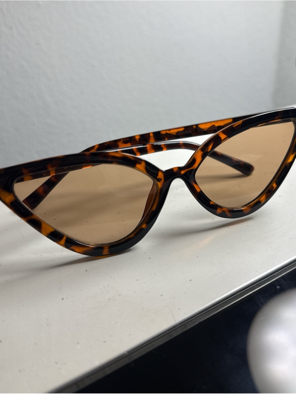 Tortoiseshell Cat-Eye Women's Sunglasses - Brown Lenses